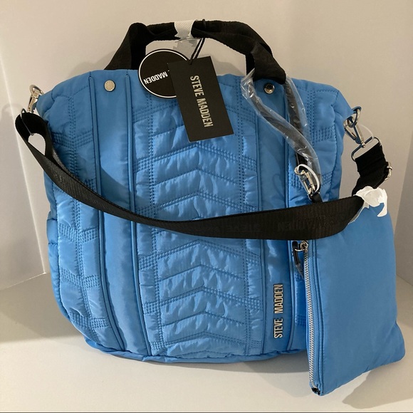 Steve Madden Handbags - Steve Madden tote bag blue new